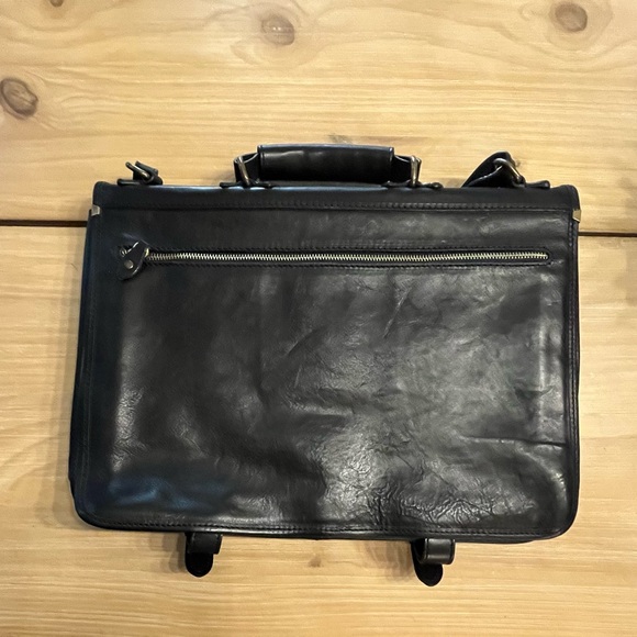 NWOT I Medici Leather Firenze Briefcase Messenger Bag - Picture 10 of 14
